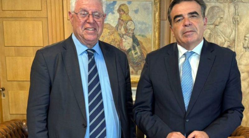 Συνάντηση Γ. Πασχαλίδη με τον νέο Υπουργό Αγροτικής Ανάπτυξης και Τροφίμων