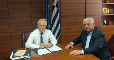 Συνάντηση Γ. Πασχαλίδη με τον Υφυπουργό Αγροτικής Ανάπτυξης και Τροφίμων για τα Τενάγη Φιλίππων