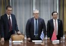 Τον Πρέσβη της Λαϊκής Δημοκρατίας της Κίνας στην Αθήνα  Fang Qiu υποδέχτηκε   στο γραφείο του ο Αντιπεριφερειάρχης Καβάλας  Θεόδωρος Μαρκόπουλος